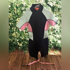 Primark Kids Swim Rashguard in Black, Pink, and Mint
